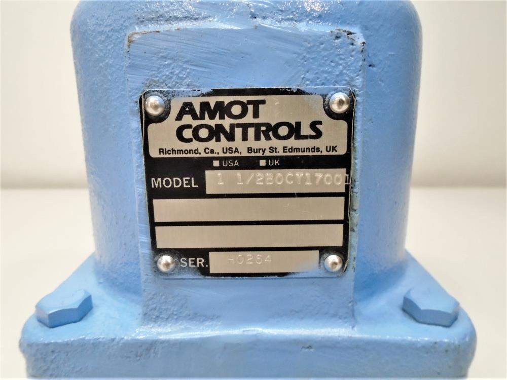 Amot Controls 1-1/2" NPT 3-way Thermostatic Control Valve, #1 1/2BOCT17001